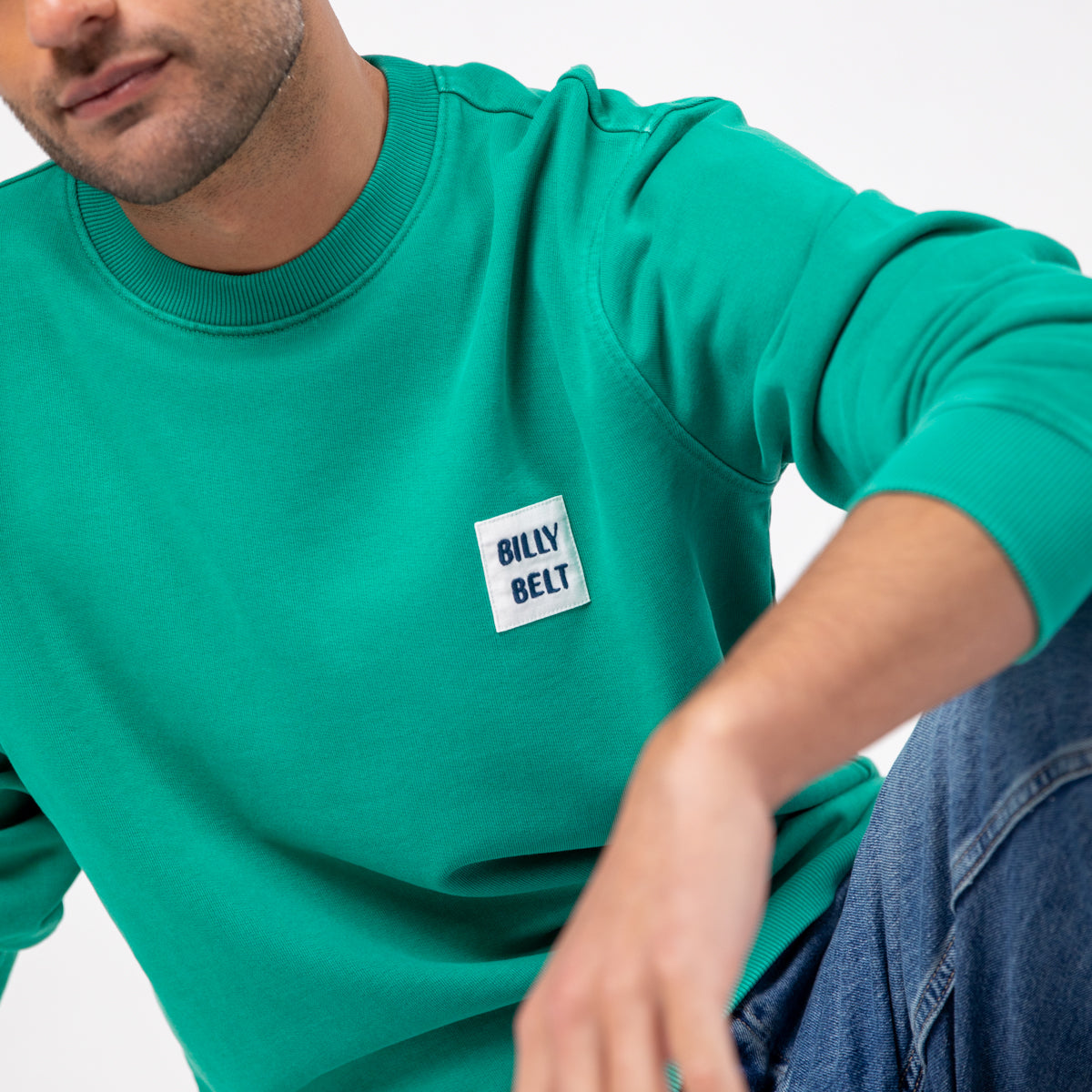 100% organic cotton sweatshirt Billyclub - Green
