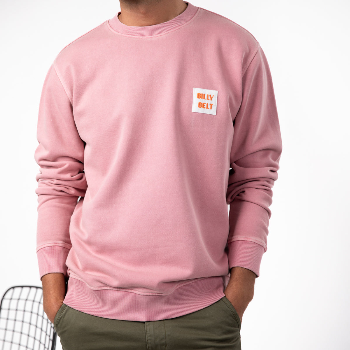 100% organic cotton sweatshirt Billyclub - Pink
