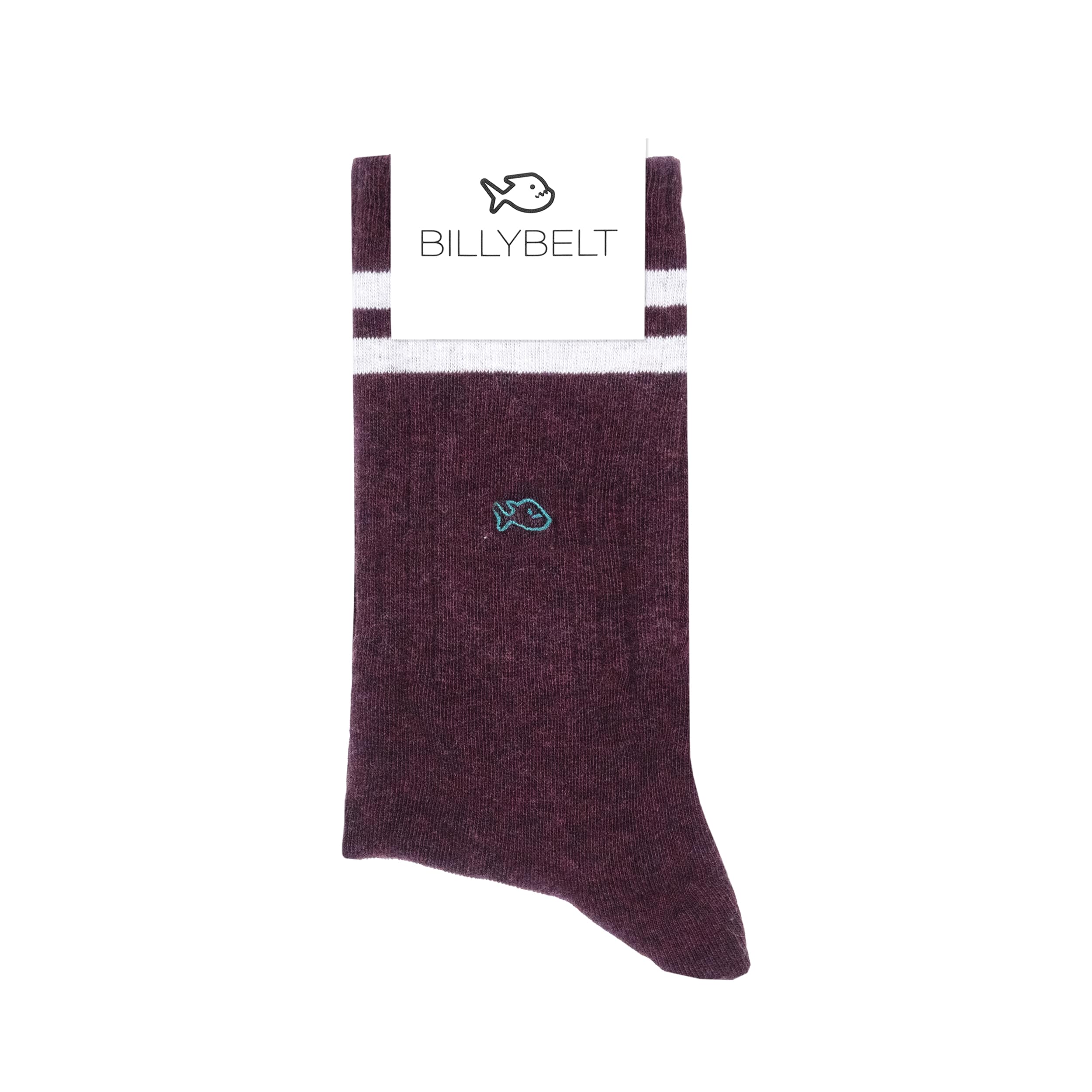 Coffret 5 chaussettes Bordeaux-beige