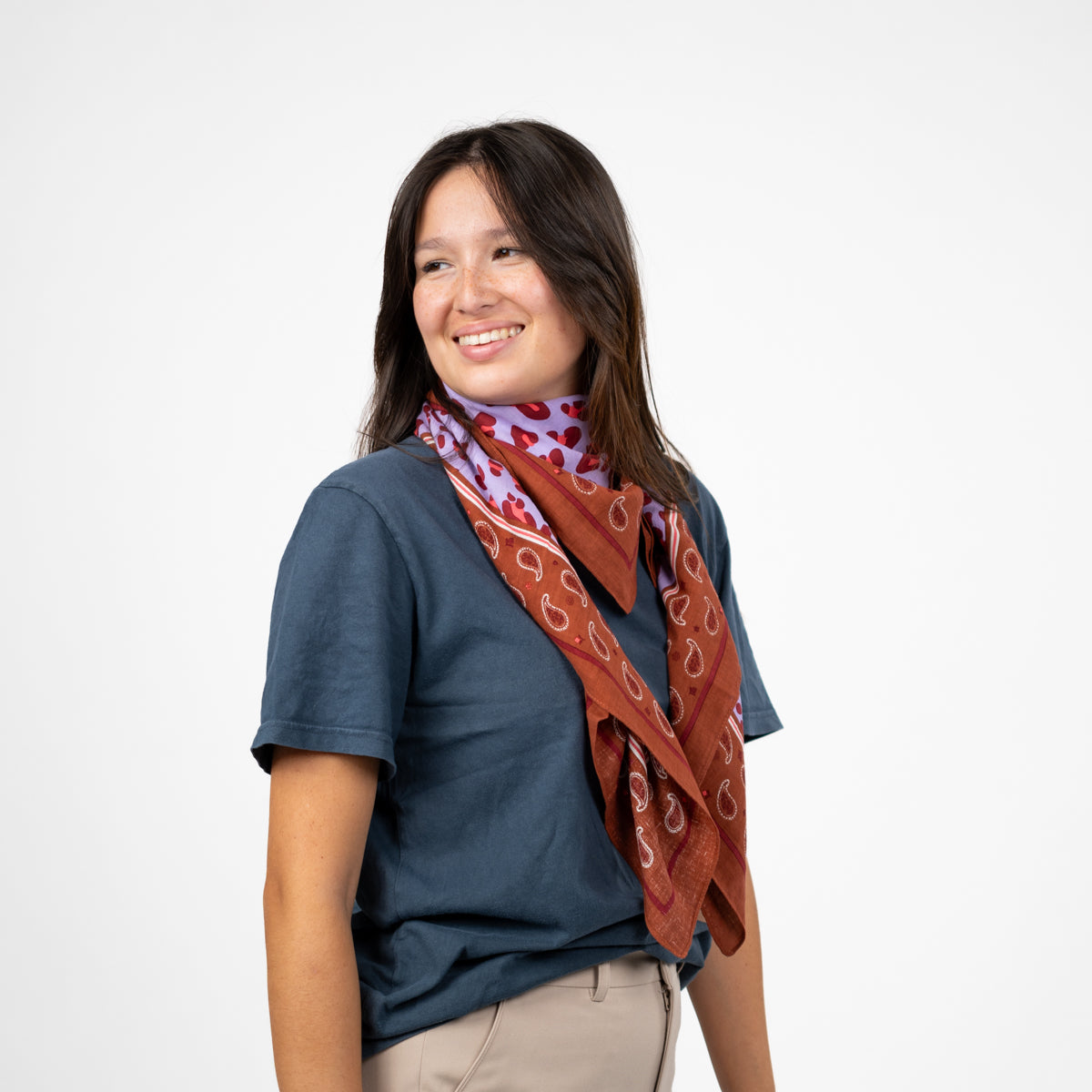 Foulard 100% coton biologique Suzanne