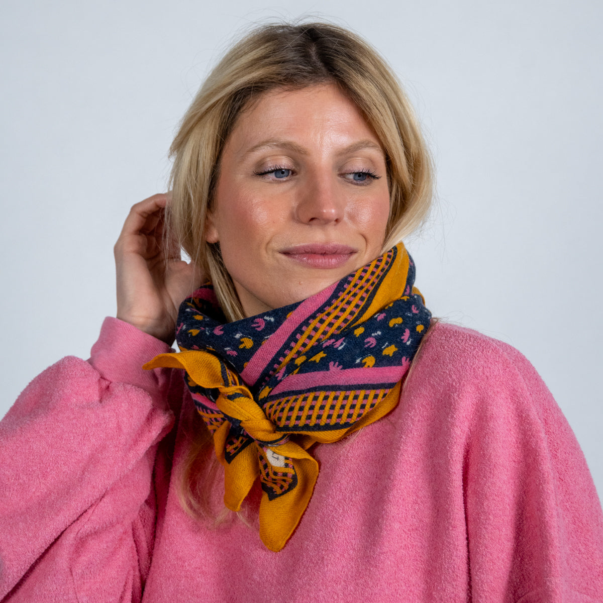 Foulard 100% laine Léna