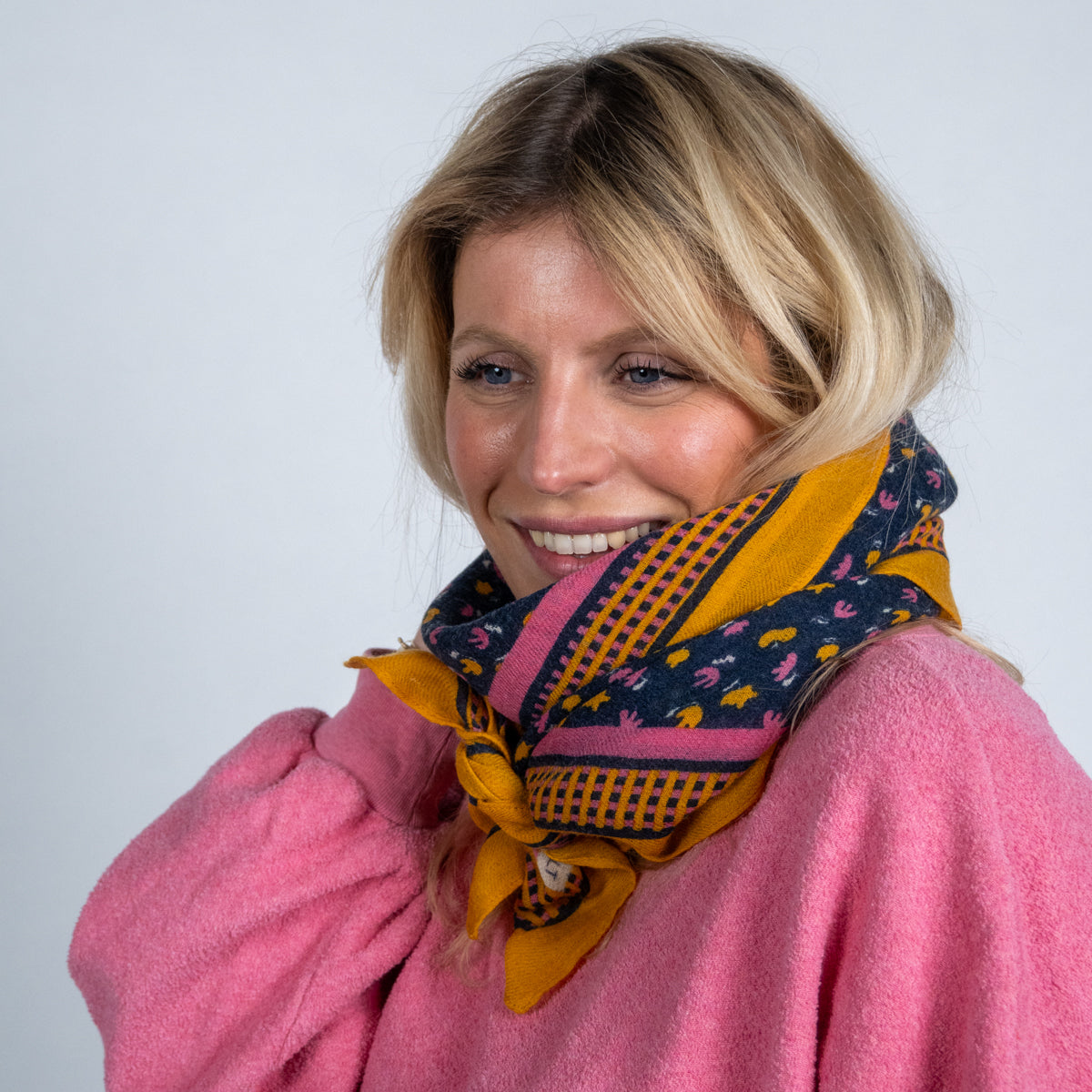 Foulard 100% laine Léna