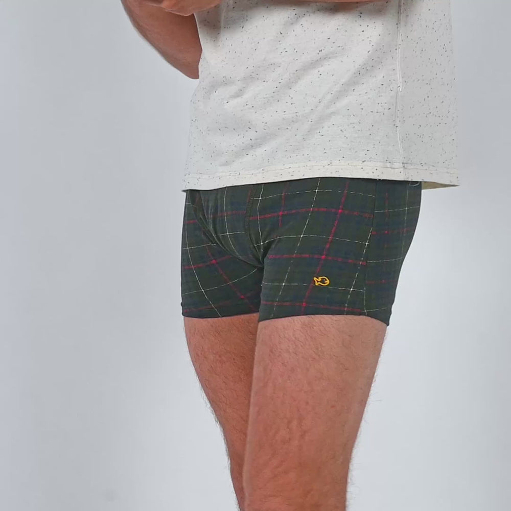 Boxer brief in organic cotton Highland