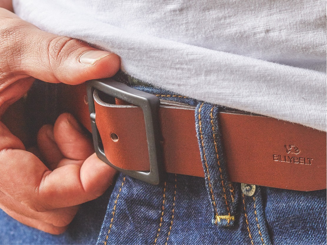 guide des tailles ceintures cuirs modernes BILLYBELT Homme