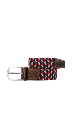Billybelt red and blue woven belt